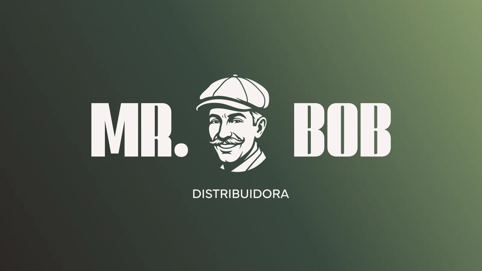 Logo principal sobre degradê verde